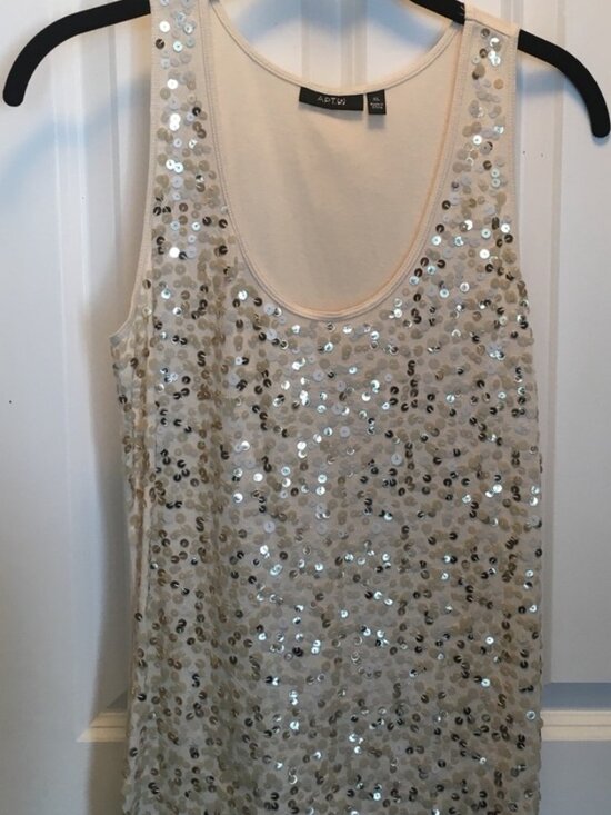 Tops - Sequin Tank Top